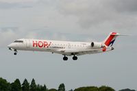 F-GRZO @ LFRB - Canadair Regional Jet CRJ-700, On final Rwy 25L, Brest-Bretagne Airport (LFRB-BES) - by Yves-Q