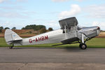 G-AHBM @ EGBR - De Havilland DH87B Hornet Moth at The Real Aeroplane Company's Helicopter Fly-In Breighton Airfield, September 2010. - by Malcolm Clarke