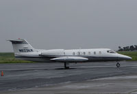 N623KM @ KAPC - Quarry Lane LLC (Chatsworth, CA) 1980 Gates Learjet 35A leaving rainy Napa County Airport, CA for flight to KSBA - by Steve Nation