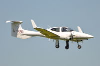 G-SUEI @ EGSH - Landing at Norwich. - by Graham Reeve