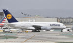 D-AIMM @ KLAX - Taxiing to gate at LAX - by Todd Royer
