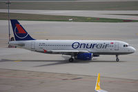 TC-OBN @ EDDS - Taxiing to the gate at Stuttgart. - by Rex Jarvis