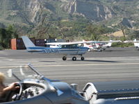 N704JH @ SZP - 1976 Cessna 150M, Continental O-200 100 Hp, takeoff roll Rwy 22 - by Doug Robertson
