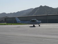 N704JH @ SZP - 1976 Cessna 150M, Continental O-200 100 Hp, taking the active - by Doug Robertson