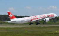 HB-JNA @ EDDF - Swiss B773 lifting-off. - by FerryPNL
