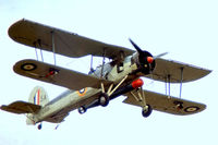 LS326 @ EGVI - Fairey Swordfish  II [Unknown) (Royal Navy) RAF Greenham Common~G 07/07/1974. From a slide. - by Ray Barber
