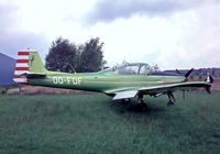 OO-FDF @ EBZW - Piaggio FWP.149D [087] Genk-Zwartberg~OO 20/05/1982. From a slide. - by Ray Barber