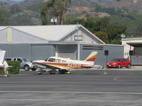 N4351D - 1984 Piper PA-28-236 DAKOTA, Lycoming O-540-J3A5D 235 Hp, at fuel dock - by Doug Robertson