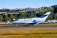 ZK-RJI - ZK-RJI   Hawker-Siddeley 125/800B [258082] (Place & Date @ 1988 Unknown)~ZK From a print. - by Ray Barber