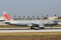 OE-LEF @ LMML - A320 OE-LEF NikiFly - by Raymond Zammit