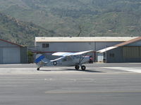 N1052E @ SZP - 1946 Aeronca 7AC converted to 7CCM/L-16B, Continental C-90 90 Hp, takeoff roll Rwy 22 - by Doug Robertson