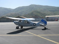 N1052E @ SZP - 1946 Aeronca 7AC converted to 7CCM/L-16B, Continental C-90 90 Hp, holding short Rwy 22 - by Doug Robertson