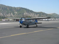 N1052E @ SZP - 1946 Aeronca 7AC converted to 7CCM/L-16B, Continental C-90, 90 Hp, taxi to Rwy 22 - by Doug Robertson