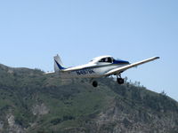 N4978K @ SZP - 1949 Ryan NAVION A power upgrade to 1951 NAVION SUPER 260, Continental GO-435-C2 260 Hp geared engine, takeoff climb Rwy 22 - by Doug Robertson