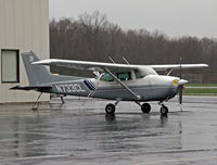 N733CL @ KCDW - Gray aircraft on a gray day - I last spotted this nice plane eight years ago, in 2006. - by Daniel L. Berek