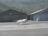 N80681 @ SZP - 1980 Moore Rutan VARI-EZE, Continental C85 85 Hp pusher canard, taxi to Rwy 22 - by Doug Robertson