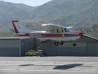 N80914 @ SZP - 1976 Cessna 172M SKYHAWK, Lycoming O-320-E2D 150 Hp, landing Rwy 22 - by Doug Robertson