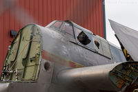 C-FBQT @ CYXJ - Detail. Craft considerably degraded since last photographed. North of control tower. - by Remi Farvacque
