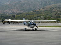 N6261S @ SZP - 1967 Cessna 150G, Continental O-200 100 Hp, taxi off the active - by Doug Robertson