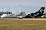 ZK-MVH @ NZCH - away into the windy blue yonder - by Bill Mallinson
