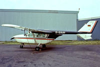 D-GKAY @ EDKM - Cessna 337 Super Skymaster [337-0096] Marl~D 13/05/1978. From a slide. - by Ray Barber