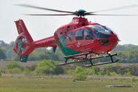 G-HEMN @ EGFH - Visiting Childrens Air Ambulance for Wales. - by Roger Winser