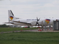 SE-MHG @ EGGW - on outer ramp at luton - by magnaman