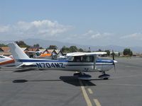N704MZ @ SZP - 1976 Cessna 150M, Continental O-200 100 Hp, taxi - by Doug Robertson