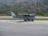 N704MZ @ SZP - 1976 Cessna 150M, Continental O-200 100 Hp, landing roll Rwy 22 - by Doug Robertson