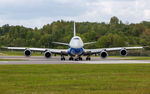 VQ-BVC @ ELLX - line up prior departure from RW24