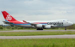 LX-RCV @ ELLX - departure via RW24 - by Friedrich Becker