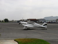 N220MM @ SZP - 2001 Hogan HARMON ROCKET II 'Mollie Maguire', Lycoming IO-540 250 Hp, taxi to fuel dock - by Doug Robertson