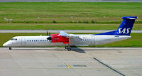 LN-RDG @ EGBB - De Havilland Canada DHC-8Q-402 [4022] (SAS Scandinavian Airlines) Birmingham Int'l~G 28/07/2007 - by Ray Barber