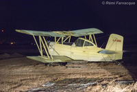 C-FUOG @ CYXD - Night-time shot late winter - by Remi Farvacque