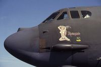 61-0017 - Renegade at Fairchild AFB nose art painted by William Maddux in 1992 - by William Maddux (self)