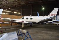 F-GPBF @ EGTR - With thanks to the engineer of Metair who granted me authority to take photos in the hangar. Previously OH-PYE and SE-ICS. Built in 1979. - by Glyn Charles Jones