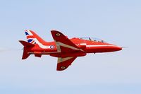 XX244 @ LFOT - Royal Air Force Red Arrows Hawker Siddeley Hawk T.1A, On display, Tours-St Symphorien Air Base 705 (LFOT-TUF) Open day 2015 - by Yves-Q