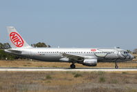 OE-LEE @ LMML - A320 OE-LEE Flyniki - by Raymond Zammit