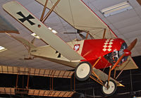N917SS @ KSCH - Powered by a VW engine behind the rotary engine face, this looks like to be a partial-scale replica of the elegant German World War I fighter. - by Daniel L. Berek