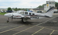 N266EA @ EGTF - Beech 58 Baron at Fairoaks. - by moxy