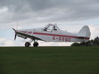 G-DSGC - very welcoming gliding strip near dunkeswell - north hill - based tug for Devon & Somerset Gliding Club - by magnaman
