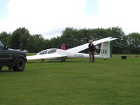 G-CKEK - About to go at North Hill - by magnaman