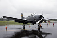 N28LC @ KPAE - T-28 Trojan waiting for the rain to stop at the 2016 Paine Field General Aviation Day. - by Eric Olsen