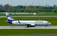 TC-SNZ @ EDDL - Sun Express, is here speeding up at RWY 05R at Düsseldorf Int'l(EDDL) - by A. Gendorf