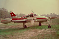 HB-LBK @ LSZD - On a training-flight(?) to the now closed Ascona airfield.HB-registered from 1961-03-23 until 1962-09-03. Scanned from a Perutz-slide - by sparrow9