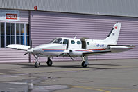 HB-LHA @ LSZG - In front of maintenance-hangar - by sparrow9