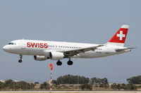 HB-IJK @ LMML - A320 HB-IJK Swiss - by Raymond Zammit
