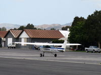 N704UT @ SZP - 1976 Cessna 150M, Continental O-200 100 Hp, takeoff roll Rwy 22 - by Doug Robertson
