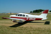 G-BRUD @ EGBP - Piper PA-28-181 Archer II [28-8390010] Kemble~G 13/07/2003 - by Ray Barber