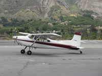 N274MD @ SZP - 1975 Cessna 180J SKYWAGON,  Continental O-470-S 230 Hp, taxi back - by Doug Robertson